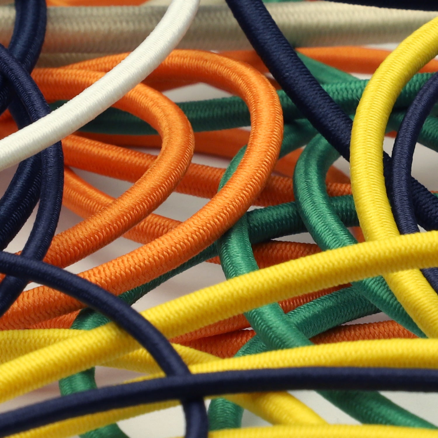 Recycled Polyester Elastic Cord (Hard Type) #158 Milk