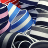 Stripe Stretch Tape #01 Night Blue &amp; White