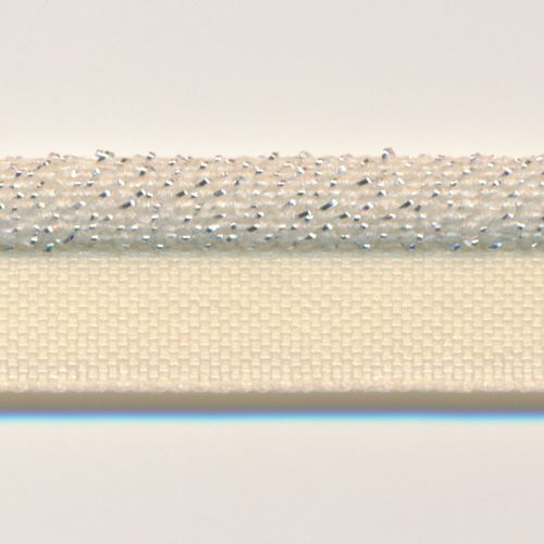 Metallic Stretch Piping (Silver) #158