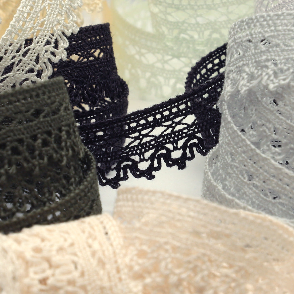 Torchon Lace #102 Carbon Gray