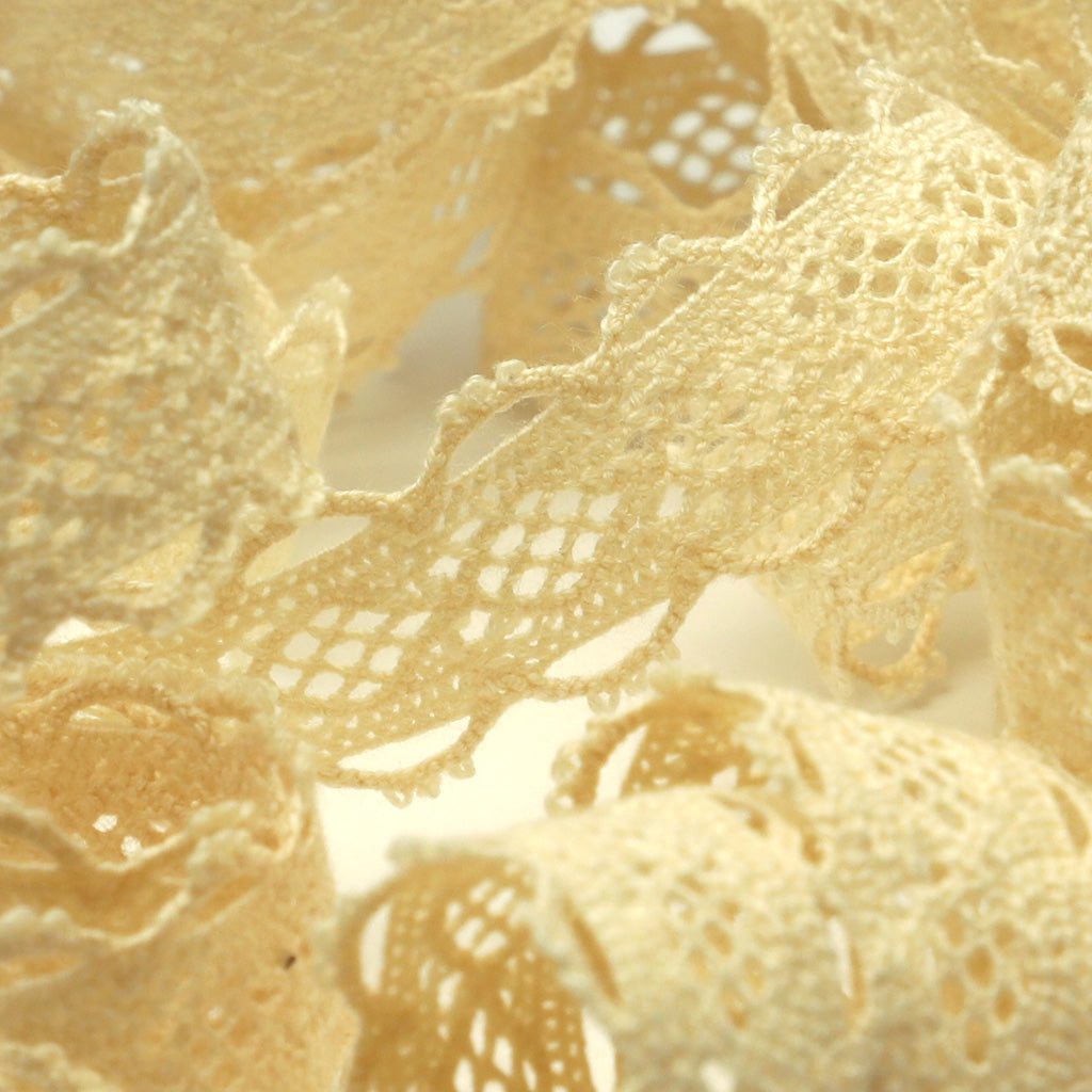 Organic Cotton Torchon Lace #00 Ecru