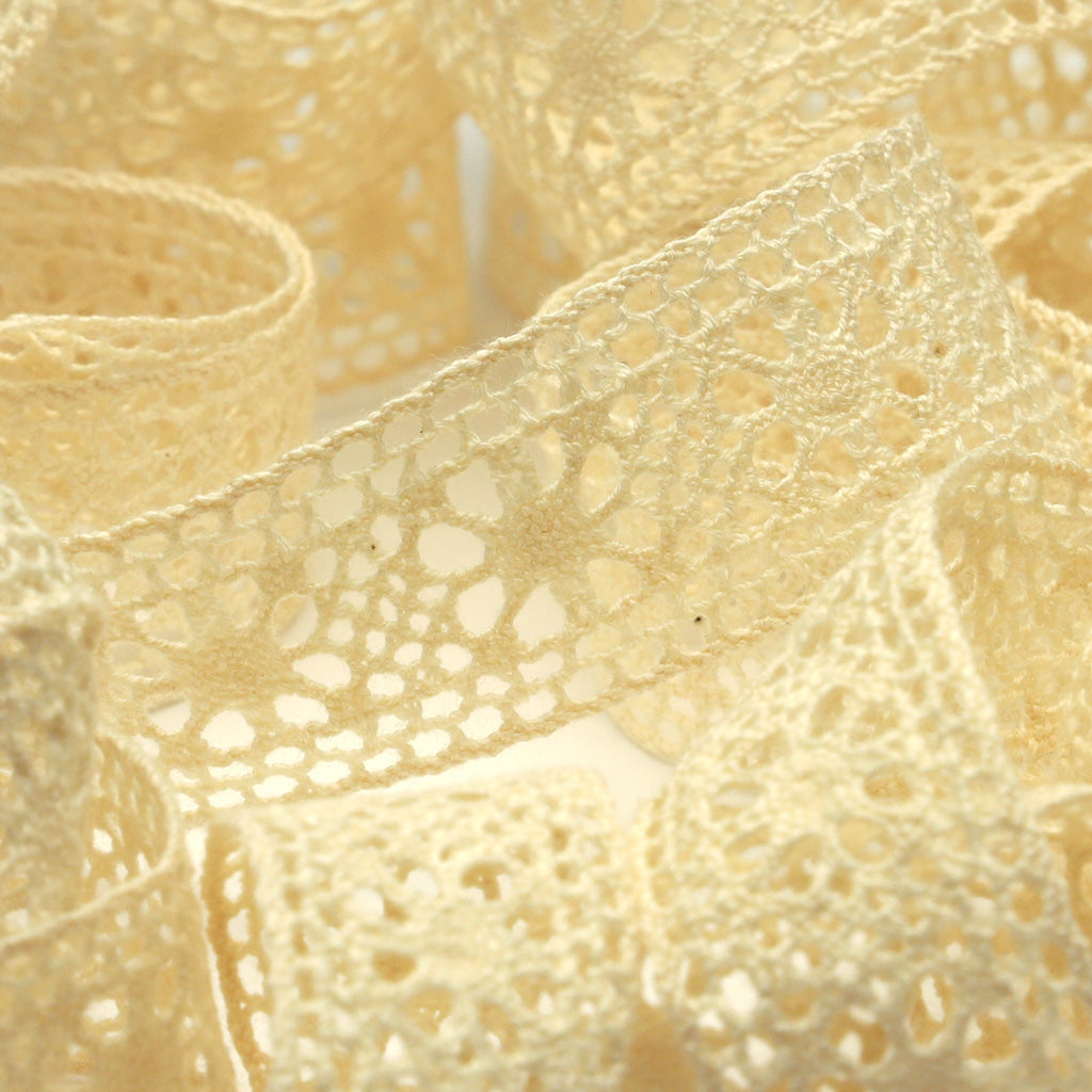 Organic Cotton Torchon Lace #00 Ecru