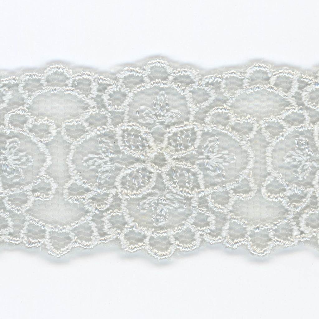 Embroidered Tulle Lace #81