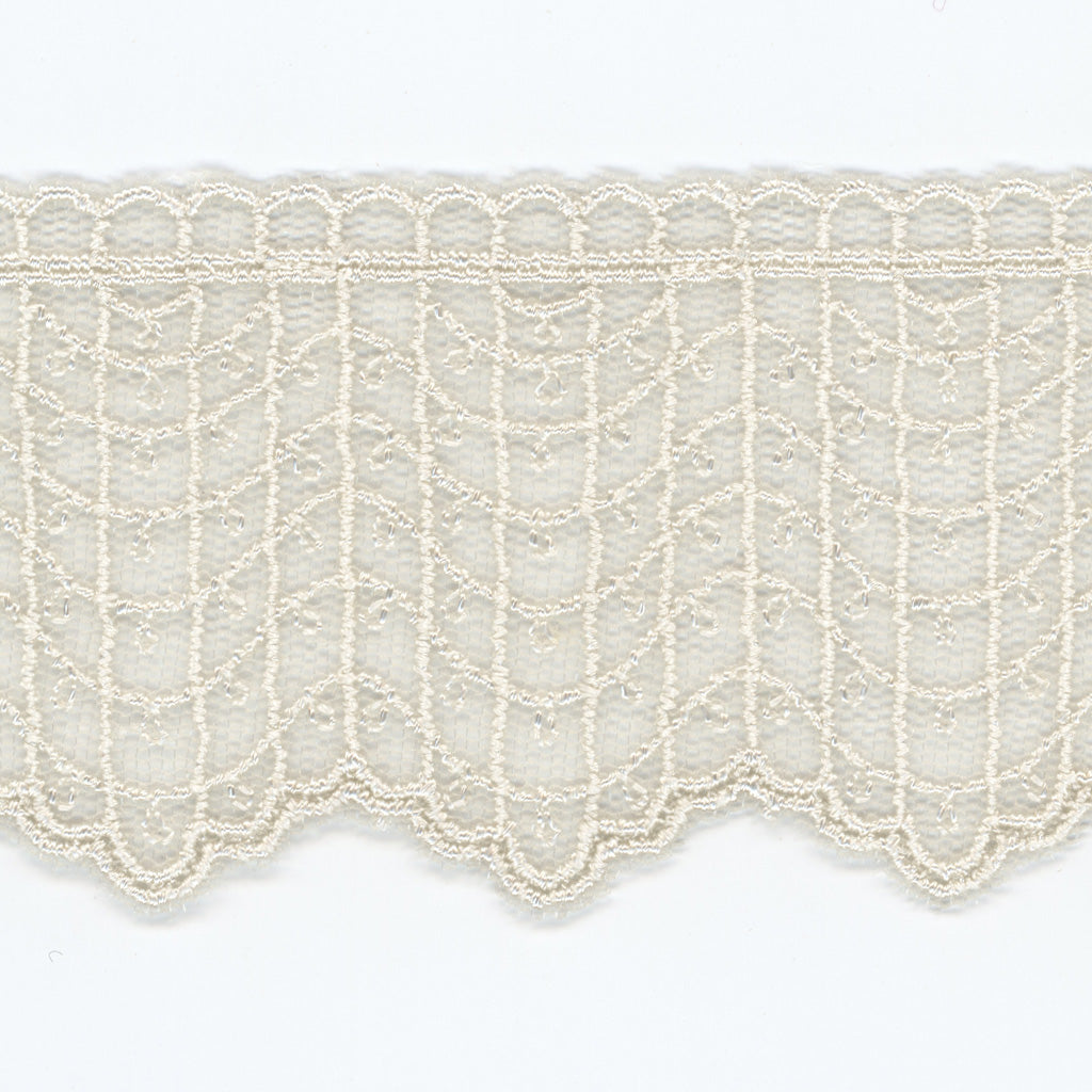 Embroidered Tulle Lace #48