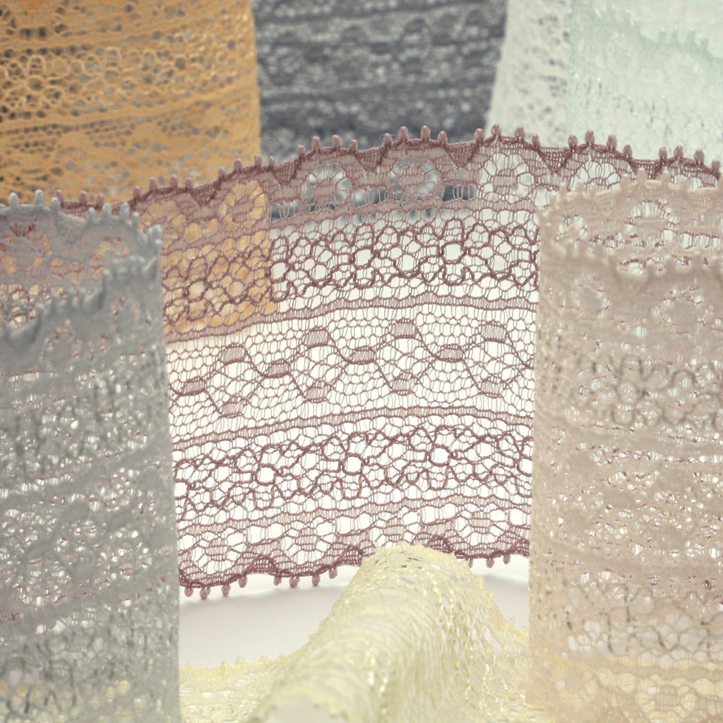 Jacquard Trimming Lace #100 Pale Silver