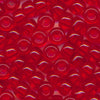 MIYUKI Round Rocaille Seed Beads #140 Light Red (Transparent)