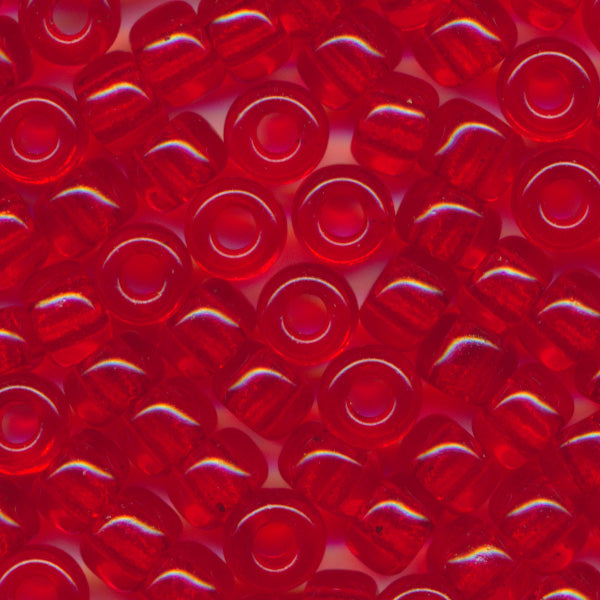 MIYUKI Round Rocaille Seed Beads #140 Light Red (Transparent)