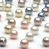 Air Pearl Round Beads #TO Topaz