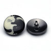 Enamel Button Black &amp; White