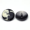 Enamel Button Black &amp; White