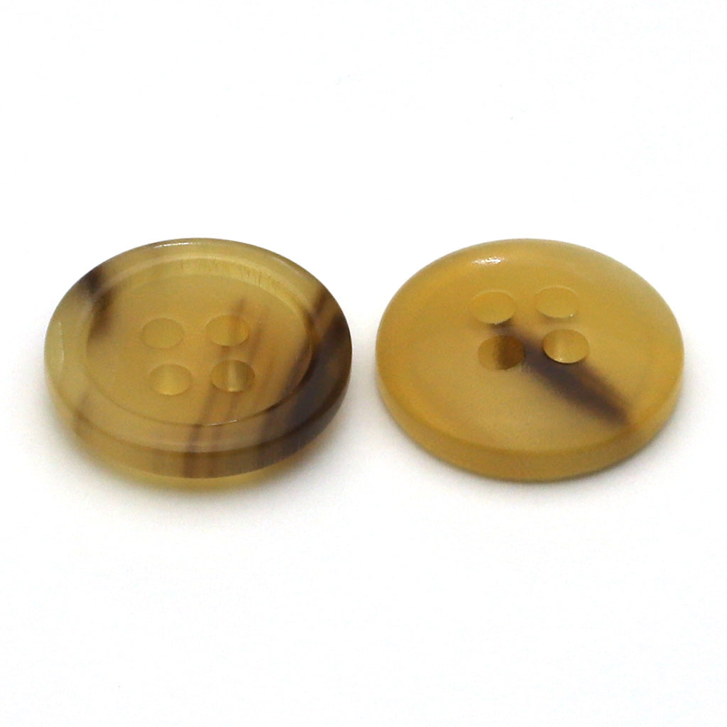 Horn Button Beige