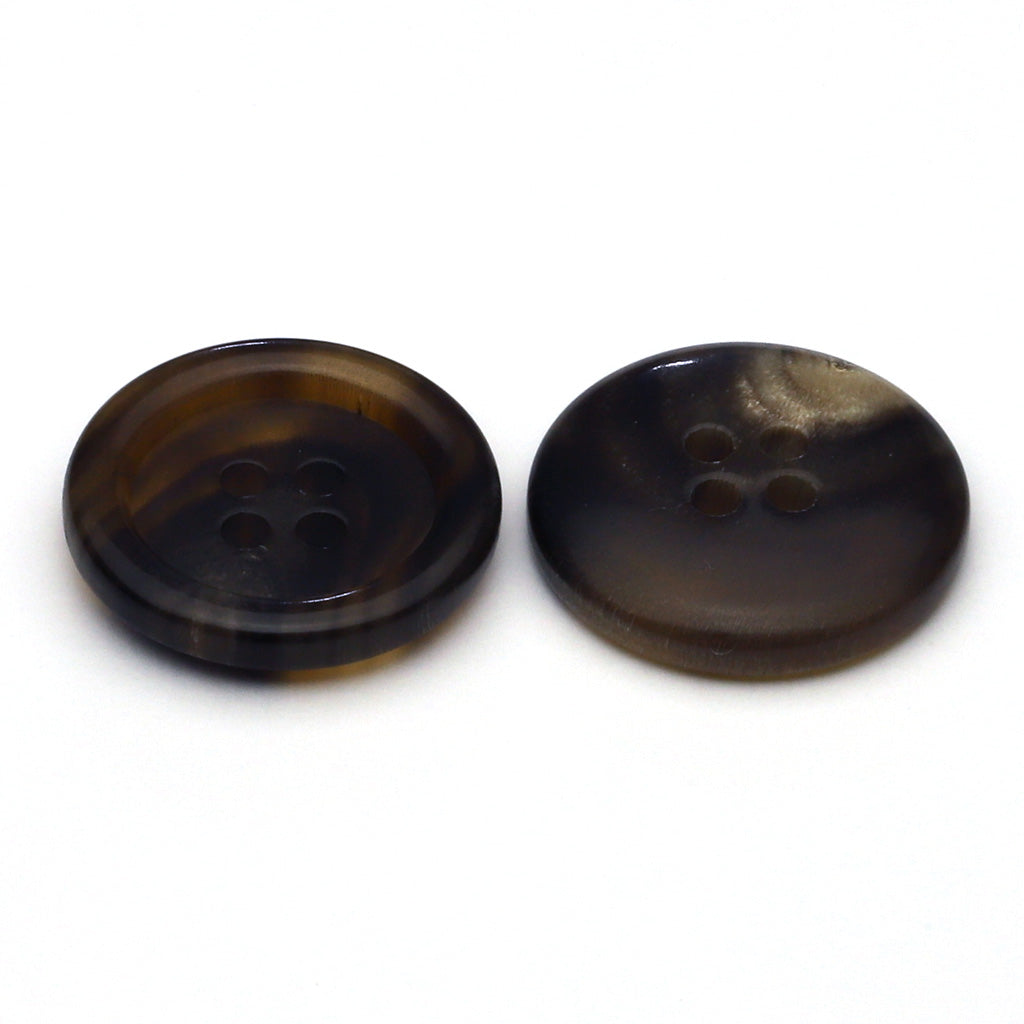 Horn Button Brown