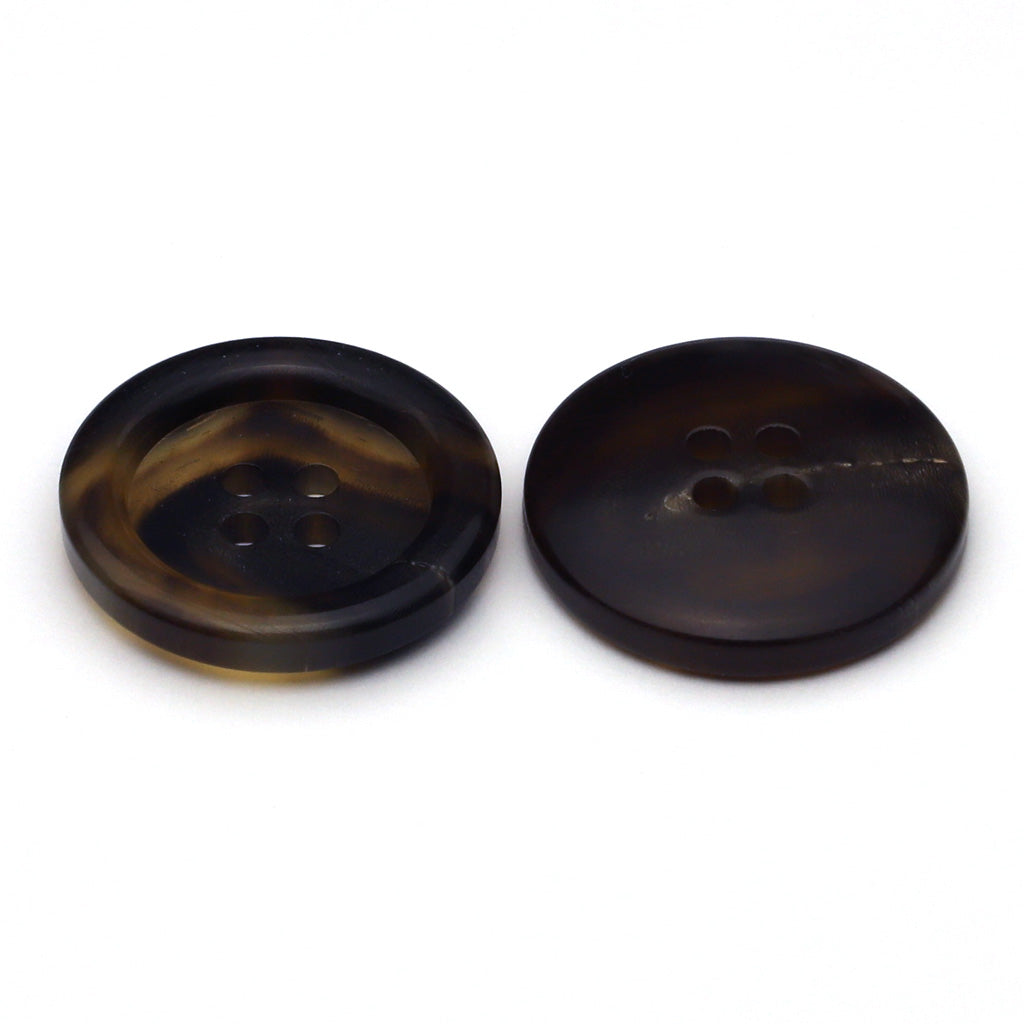 Horn Button Brown