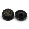 Metal Button Antique Gold