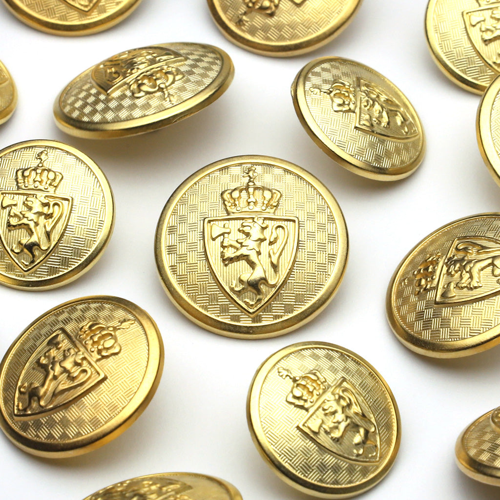 Metal Button Gold Soft