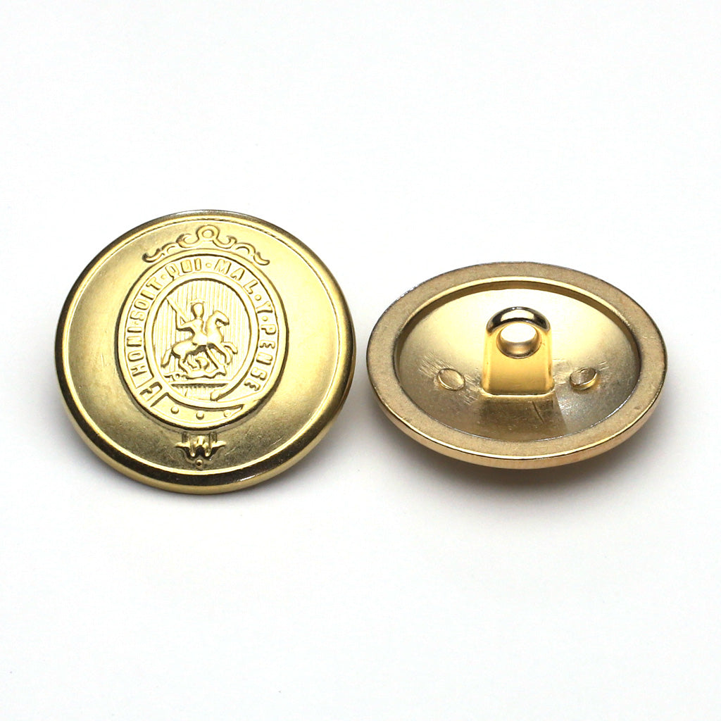 Metal Button Gold Soft