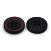 Plastic Button Brown &amp; Black