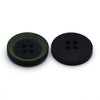 Plastic Button Green &amp; Black