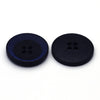 Plastic Button Blue &amp; Black