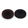 Plastic Button Brown &amp; Black