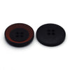 Plastic Button Red &amp; Black