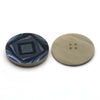 Plastic Button Blue Mix