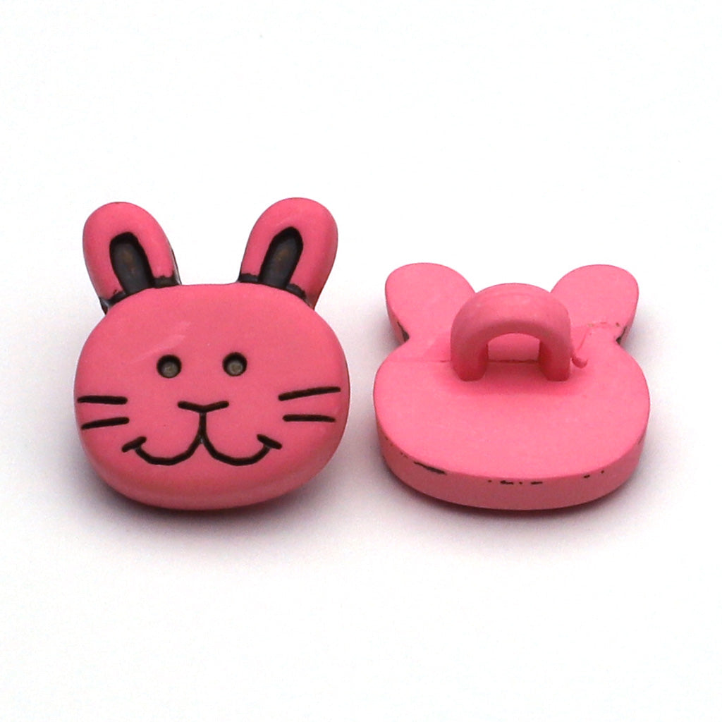 Plastic Button Pink