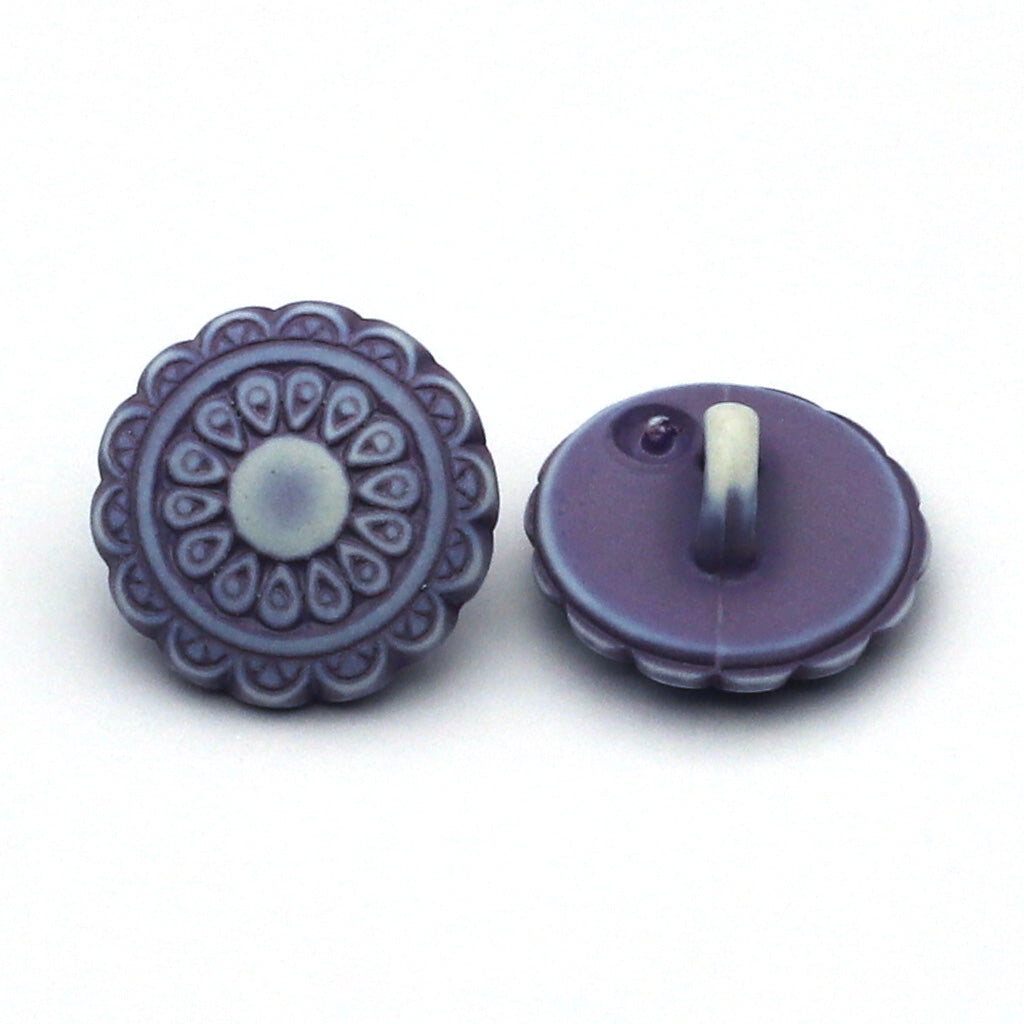 Plastic Button Lavender