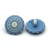 Plastic Button Light Blue