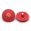 Plastic Button Red