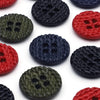 Plastic Button Navy Blue