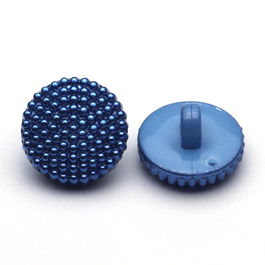 Plastic Button Blue