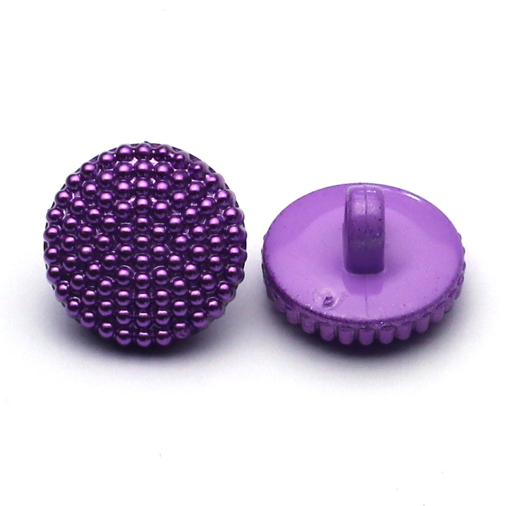 Plastic Button Purple