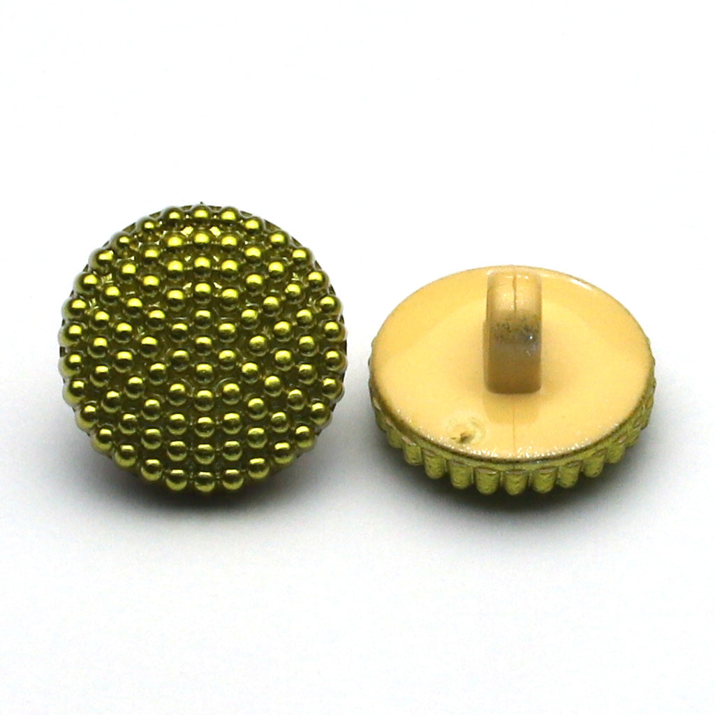 Plastic Button Yellow