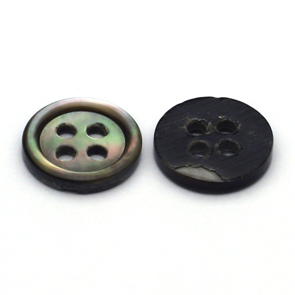 Shell Button Black-Lip