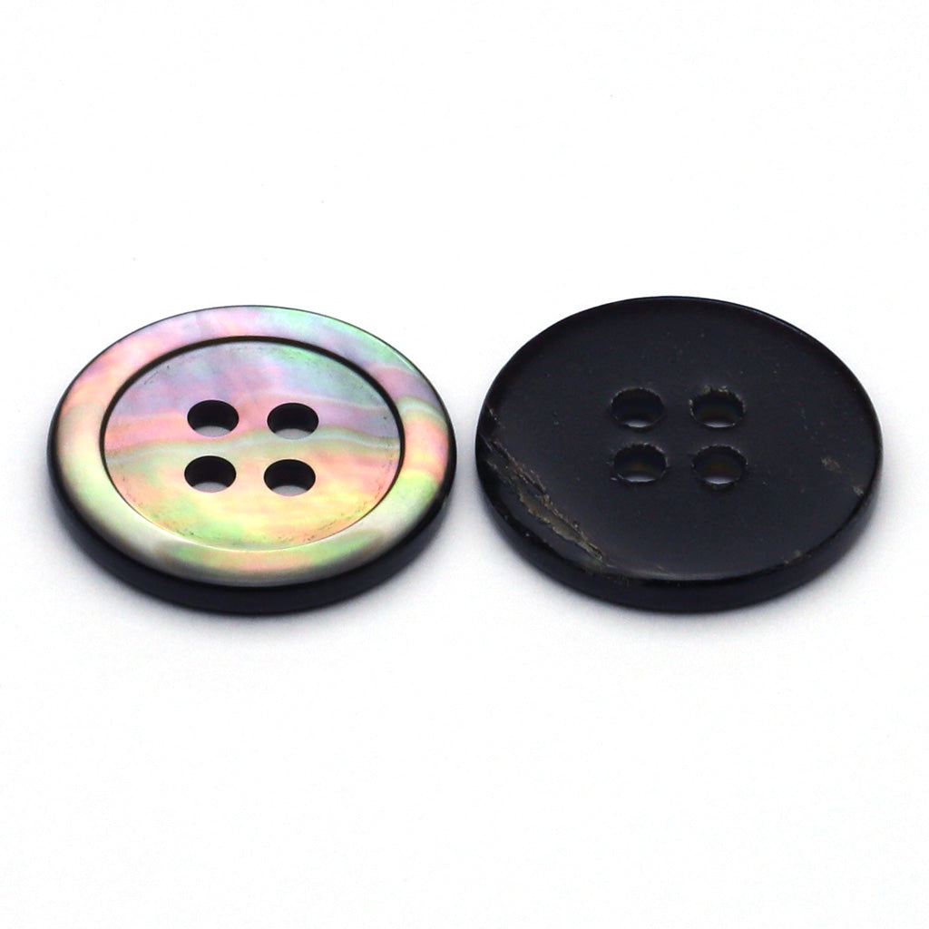 Shell Button Black-Lip