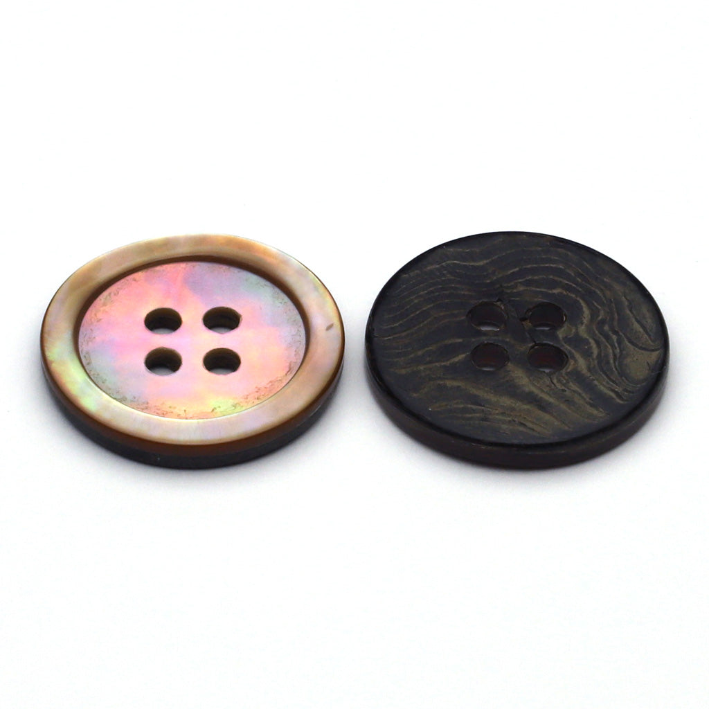 Shell Button Brown-Lip