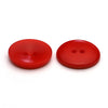 Corozo Button Red