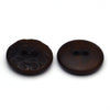 Corozo Button Dark Brown