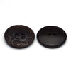 Corozo Button Dark Brown