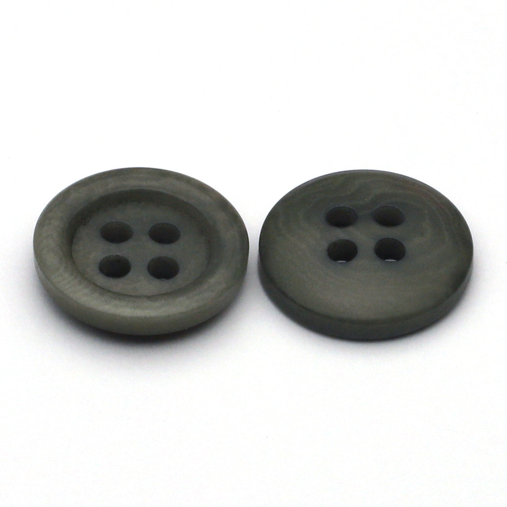 Corozo Button Light Gray