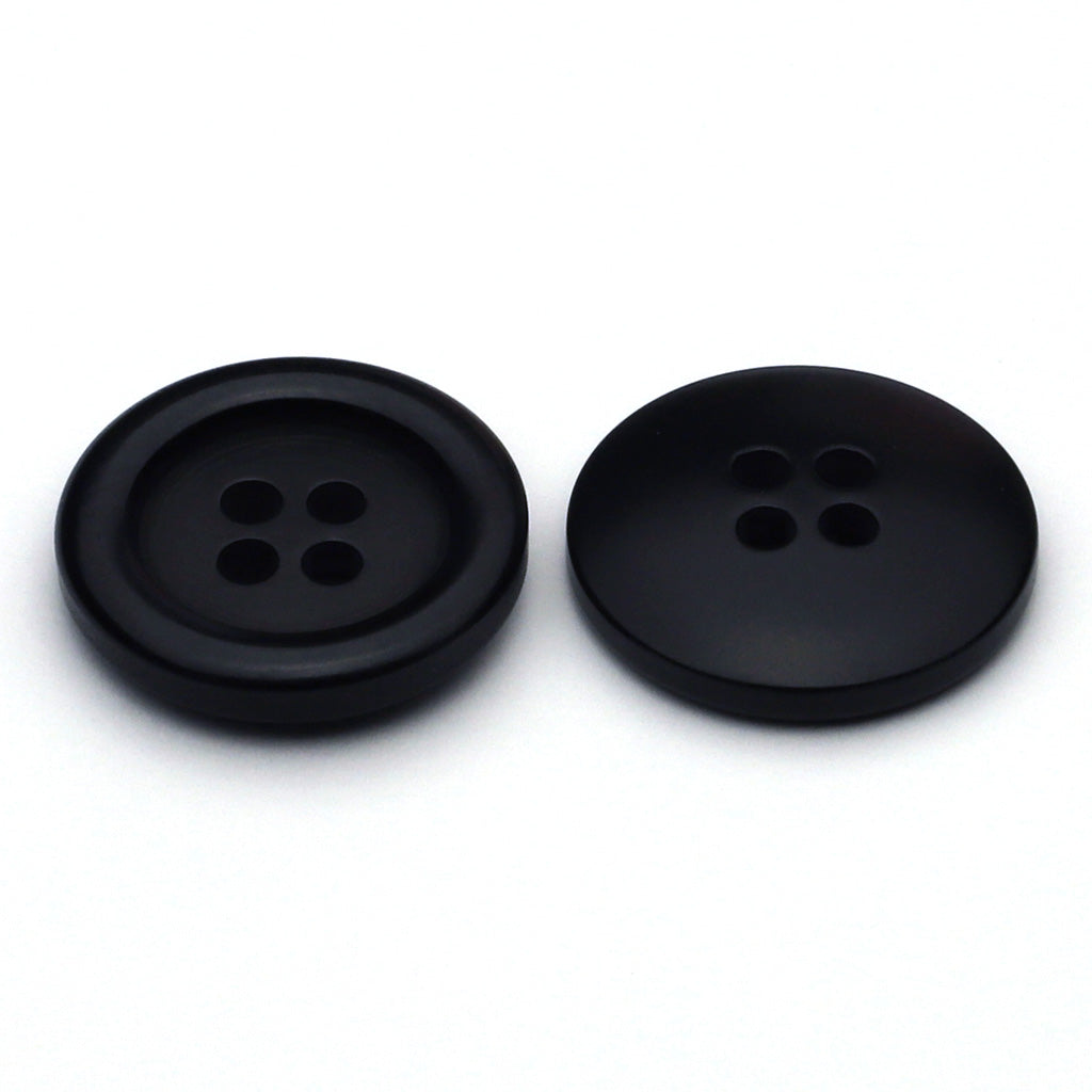Corozo Button Black