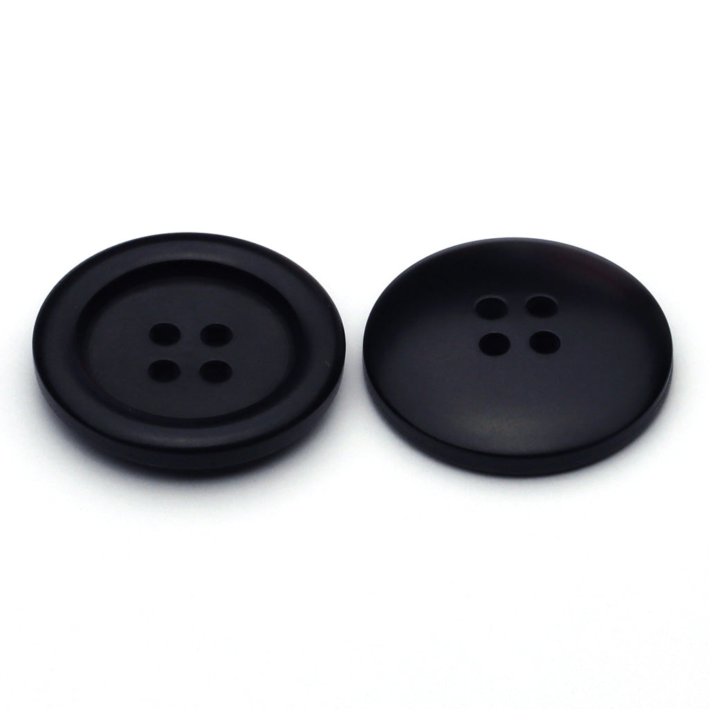Corozo Button Black