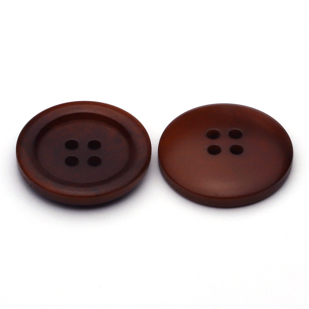 Corozo Button Brown