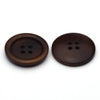 Corozo Button Dark Brown