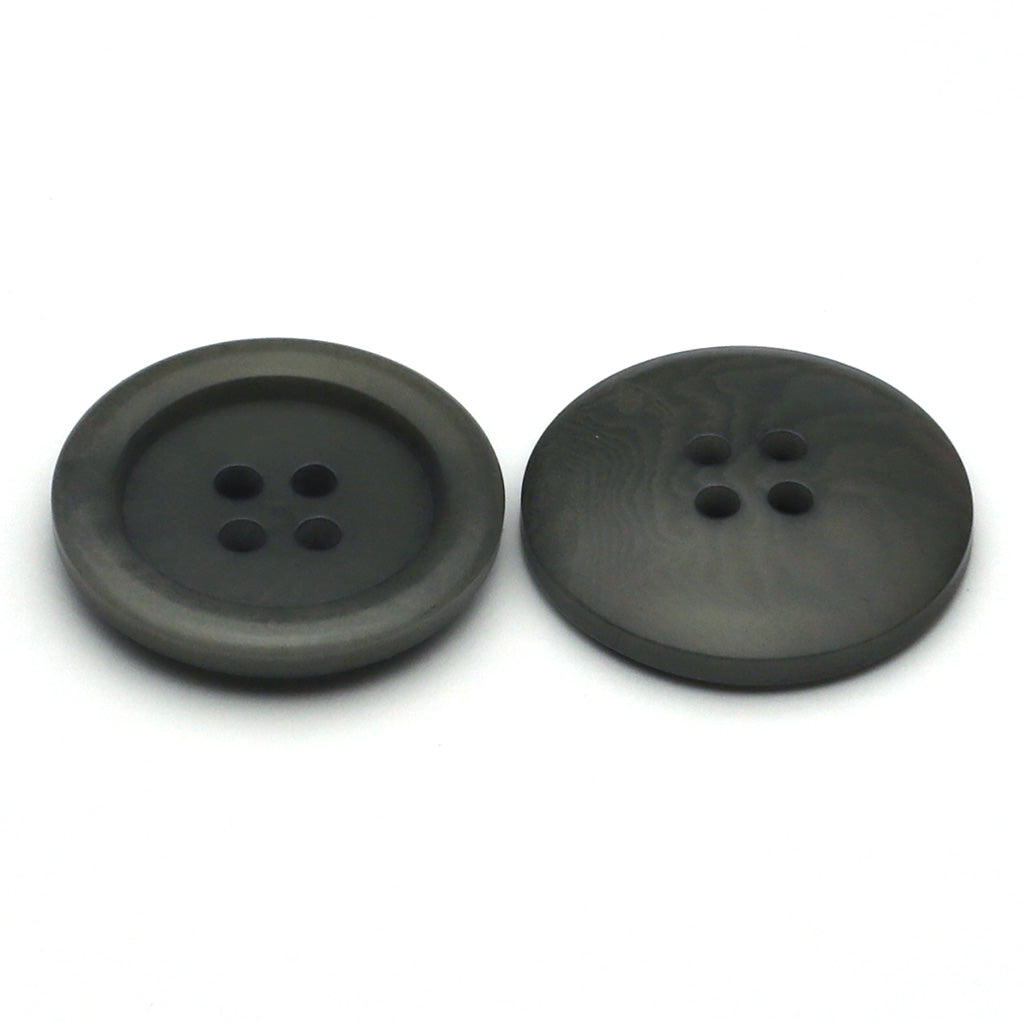 Corozo Button Light Gray