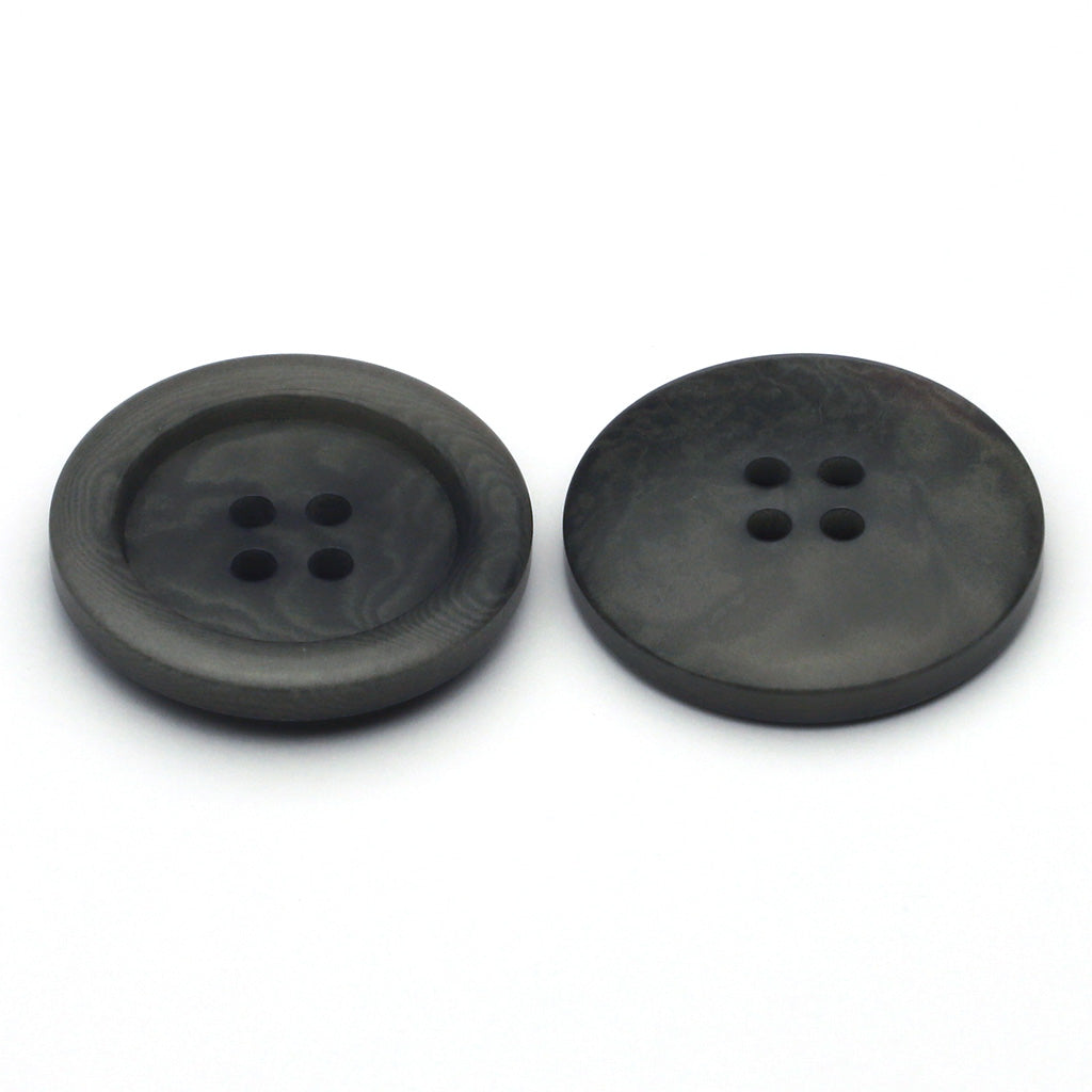 Corozo Button Light Gray