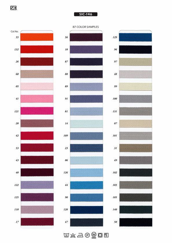 Sample Card Cotton Herringbone Tape