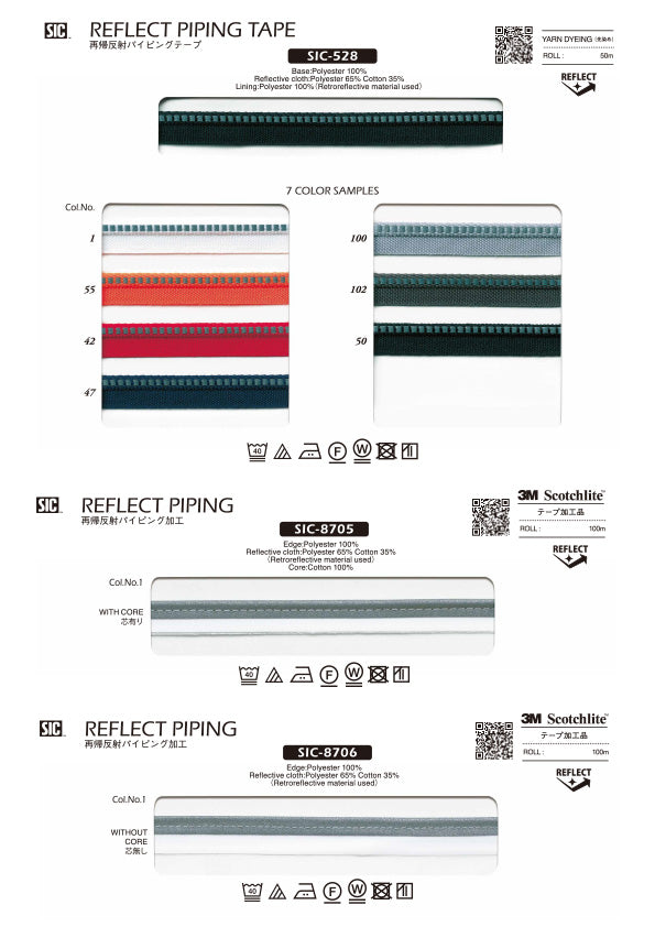 Sample Card Reflect Piping