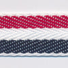 Cotton Stripe Herringbone Ribbon #02